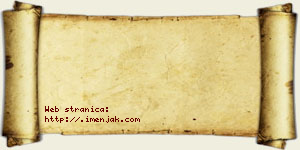 Isidor Novaković vizit kartica